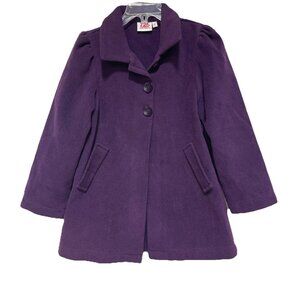 725 Originals Girls Size 6 Dress Coat Purple A Frame Plum Long